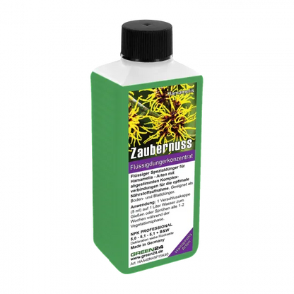 Zaubernuss-Dünger - Hamamelis mollis, japonica, virginiana, vernalis, ovalis - 250ml Super-Konzentrat – Produktansicht