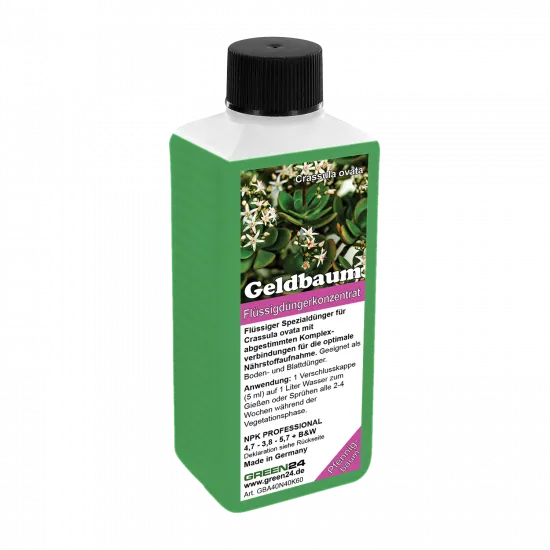 Geldbaum-Dünger Pro – 250 ml – Produktansicht