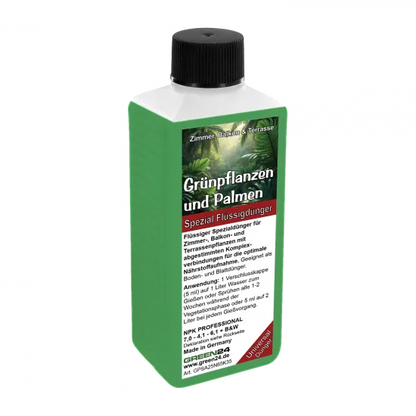 Spezial-Grünpflanzen & Palmendünger Pro – 250 ml – Produktansicht