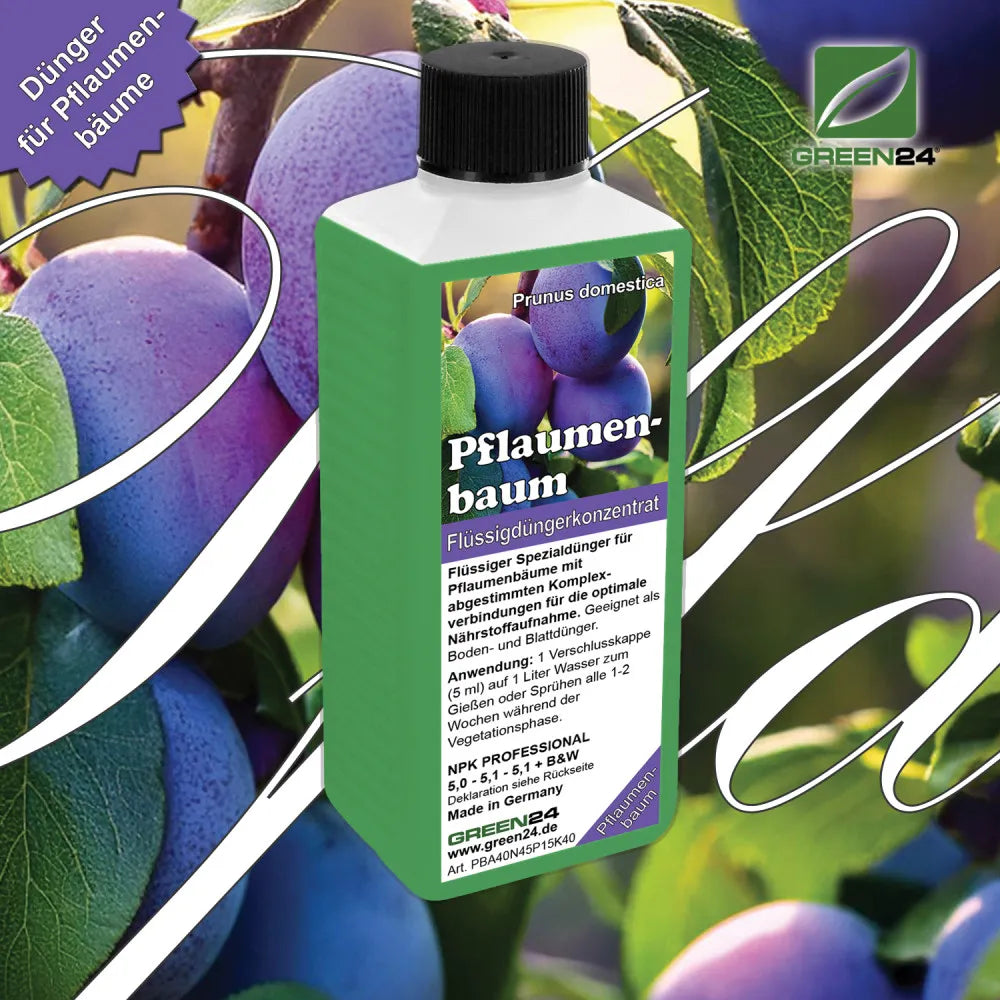 Pflaumenbaum-Dünger 250 ml – Anwendung und Produktdetails