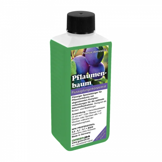 Pflaumenbaum-Dünger 250 ml – freigestellte Produktansicht