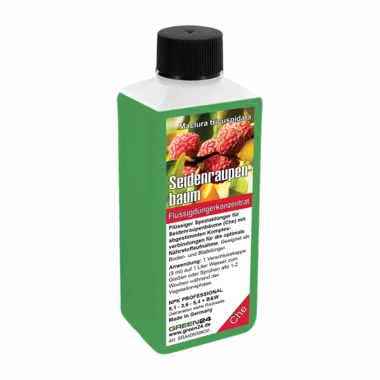 Seidenraupenbaum-Dünger - Maclura tricuspidata Che Frucht Flüssigdünger für robustes Wachstum 250ml – Produktansicht