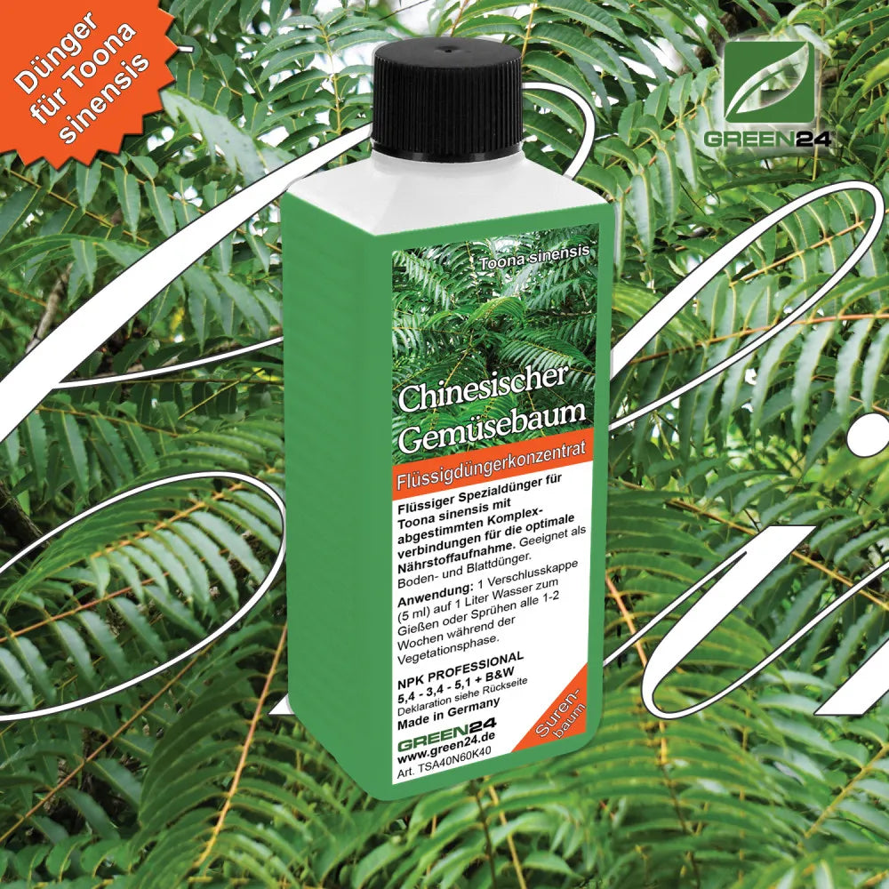 Dünger für Chinesischen Gemüsebaum 250 ml – Anwendung und Produktdetails