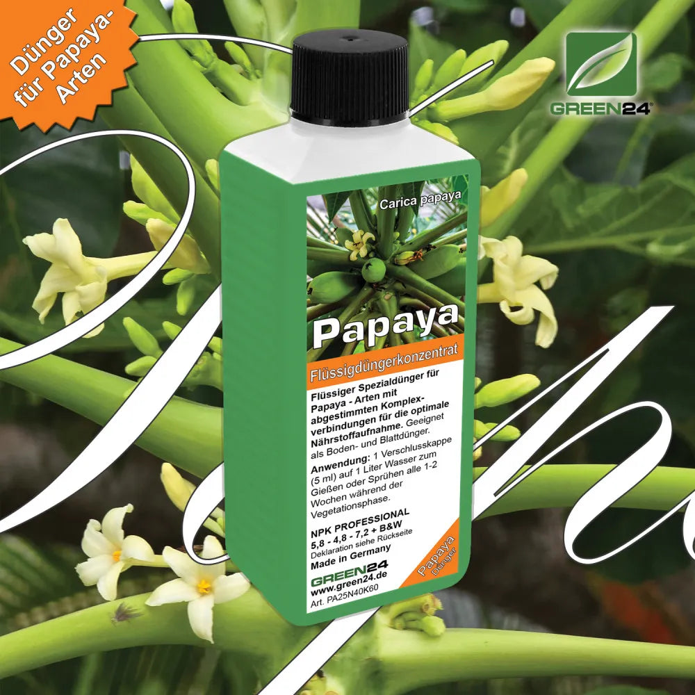 Papaya-Dünger 250 ml – Anwendung und Produktdetails