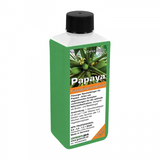 Papaya-Dünger 250 ml – freigestellte Produktansicht