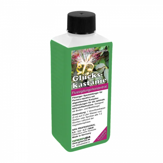 Glückskastanien-Dünger – 250 ml – Produktansicht