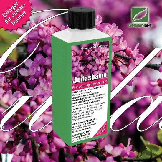 Judasbaum-Dünger - Cercis siliquastrum, Cercis chinensis, Cercis canadensis NPK Flüssigdünger 250 ml – Produkt und Anwendung