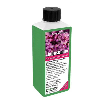 Judasbaum-Dünger - Cercis siliquastrum, Cercis chinensis, Cercis canadensis NPK Flüssigdünger 250 ml – Produktansicht