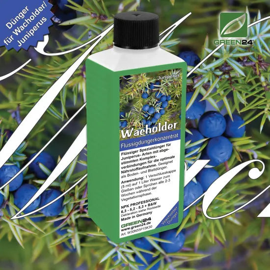 Wacholder-Dünger – Juniperus NPK Nährlösung für optimales Wachstum 250ml – Produkt und Anwendung