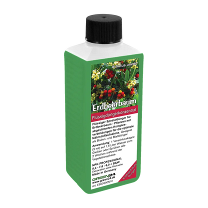 GREEN24 Erdbeerbaum-Dünger 250 ml – freigestellte Produktansicht