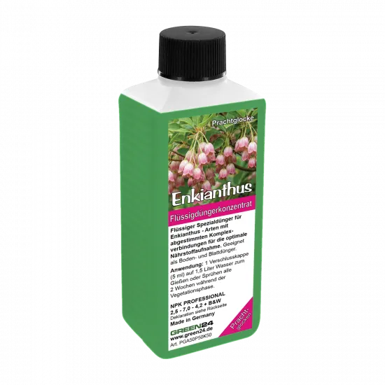 Enkianthus Dünger – HIGH-TECH Flüssigdünger für Prachtglocken – Perfekt für Blütenpracht & Herbstfärbung – Produktansicht