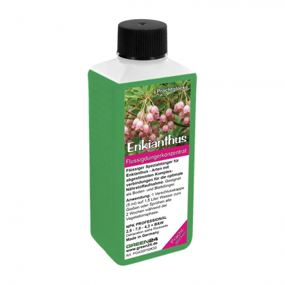 Enkianthus Dünger – HIGH-TECH Flüssigdünger für Prachtglocken – Perfekt für Blütenpracht & Herbstfärbung – Produktansicht