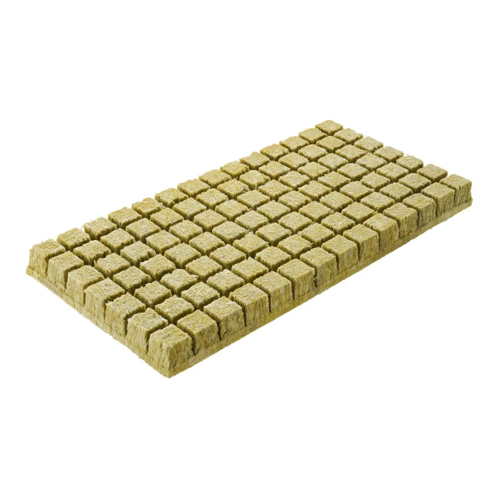 98 joined rockwool cubes, 36 × 36 × 40 mm