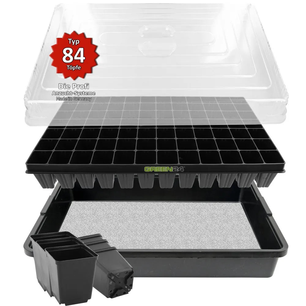 Anzuchtsystem 84WT – 84 Zellen und 6 Einzeltöpfe – Originalansicht