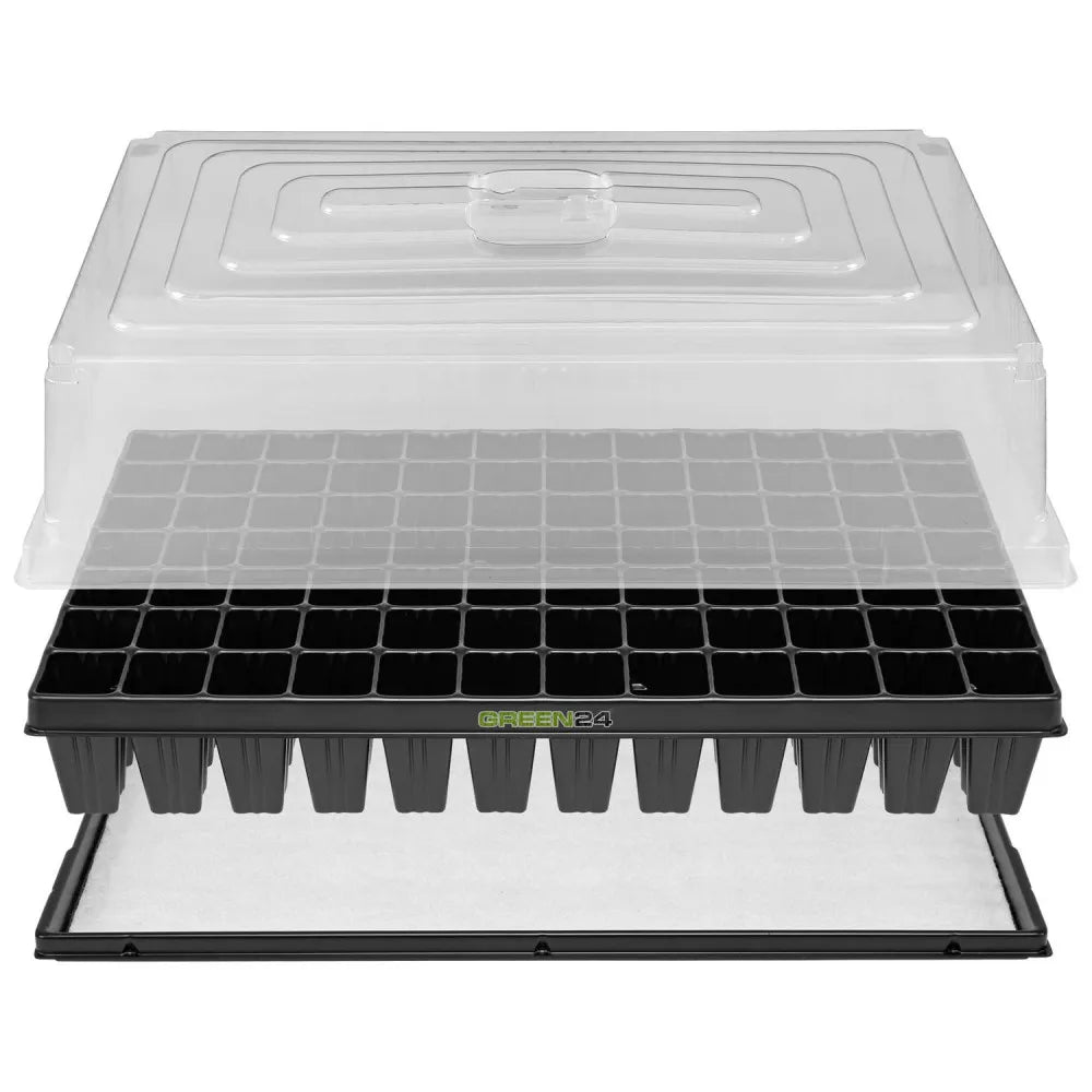 Hydroponik 1284 XXL – 84 Zellen mit hoher Haube – Originalansicht
