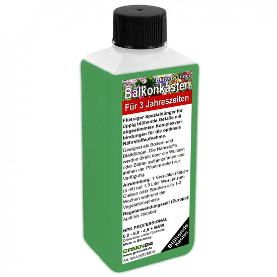 Balkonkasten-Dünger 250 ml – GREEN24 Flasche