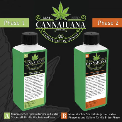 Cannabis Grow und Bloom Dünger – Phasen 1 und 2