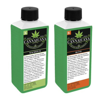 Cannabis Grow & Bloom Set – zwei 250-ml-Flaschen