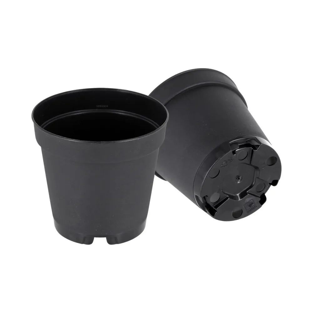 Included round pots showing base openings