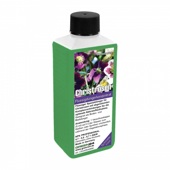Christrose-Dünger 250 ml – GREEN24 Flasche