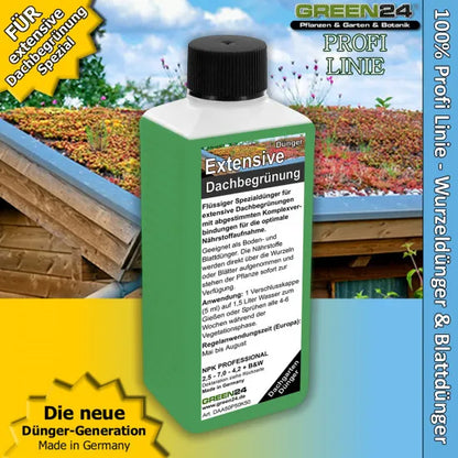 Dachbegrünungs-Dünger 250 ml für extensive Gründächer