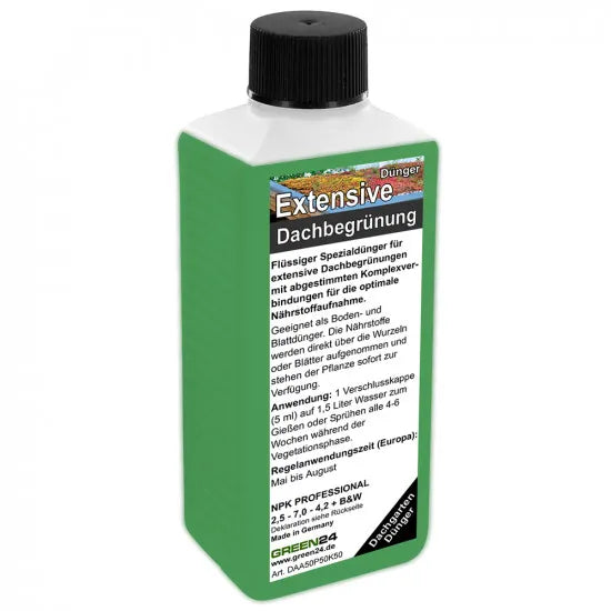 Dachbegrünungs-Dünger 250 ml – GREEN24 Flasche