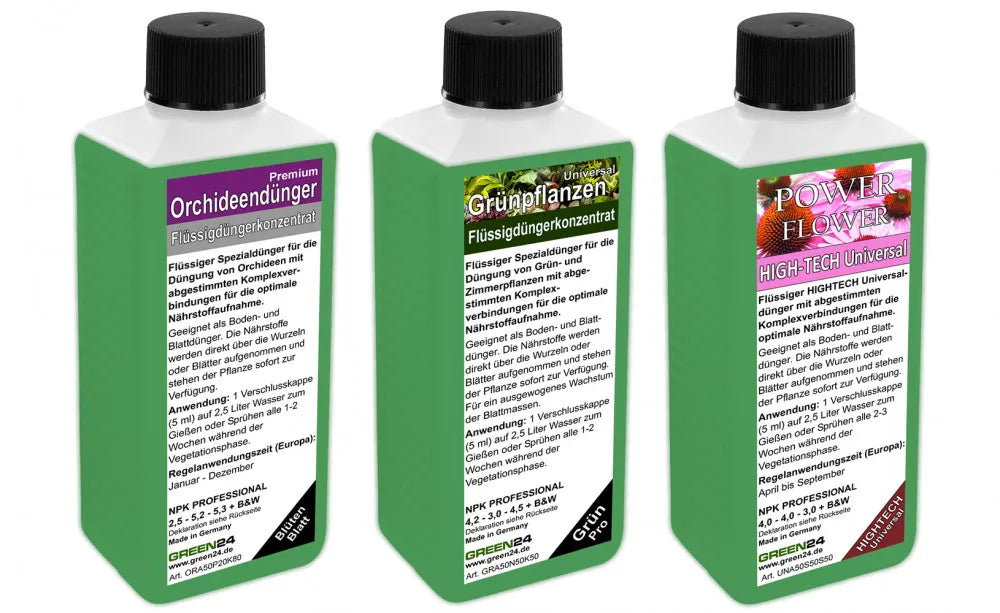 Zimmerparadies-Düngerset · 3 × 250 ml – Originalset