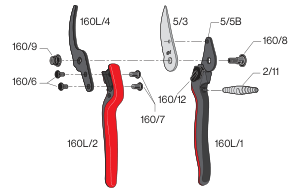 FELCO 160L – Original-Ersatzteilübersicht mit Teilenummern