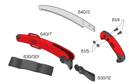 FELCO 640 – Original-Ersatzteilübersicht mit Teilenummern