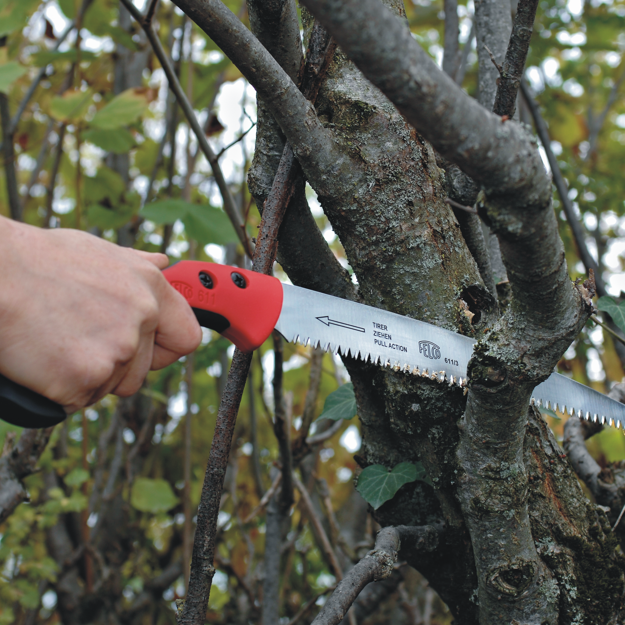 FELCO 611 Zugsäge mit geradem 330-mm-Blatt – Originalansicht