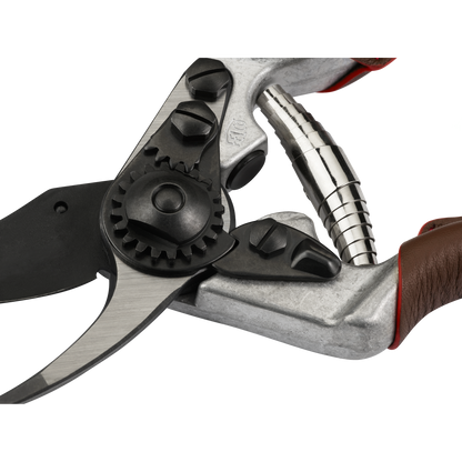 FELCO 6 Elite Bypass-Gartenschere mit Ledergriffen, Größe M – Originalansicht