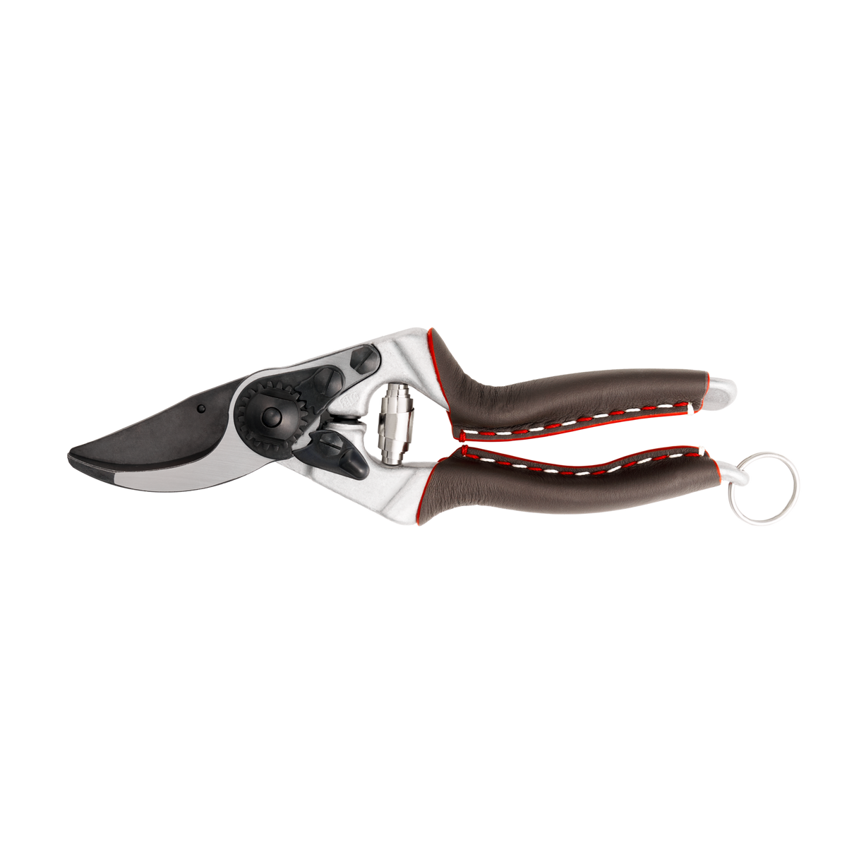 FELCO 8 Elite Bypass-Gartenschere mit Ledergriffen, Größe L – Originalansicht