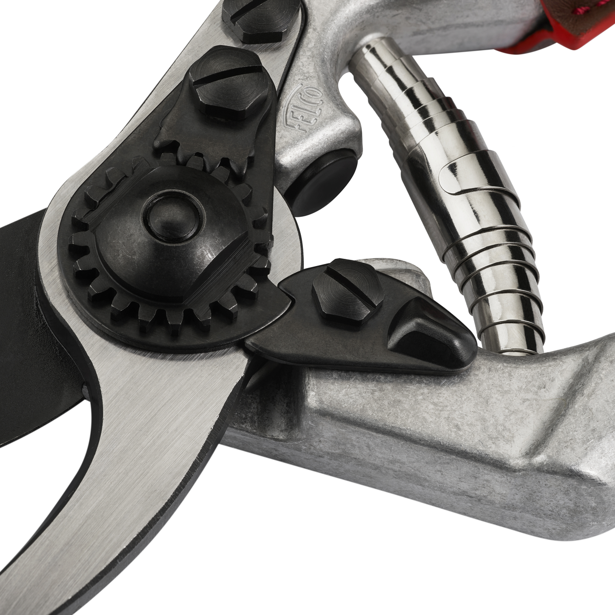 FELCO 8 Elite Bypass-Gartenschere mit Ledergriffen, Größe L – Originalansicht