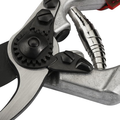 FELCO 8 Elite Bypass-Gartenschere mit Ledergriffen, Größe L – Originalansicht