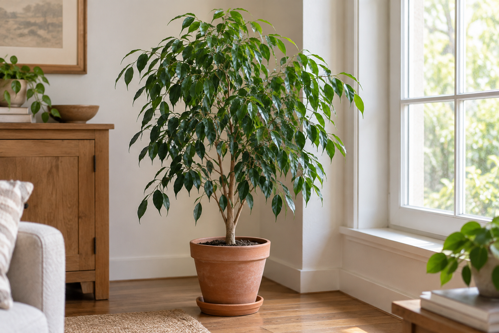 Ficus benjamina · Ficus elastica · Ficus lyrata