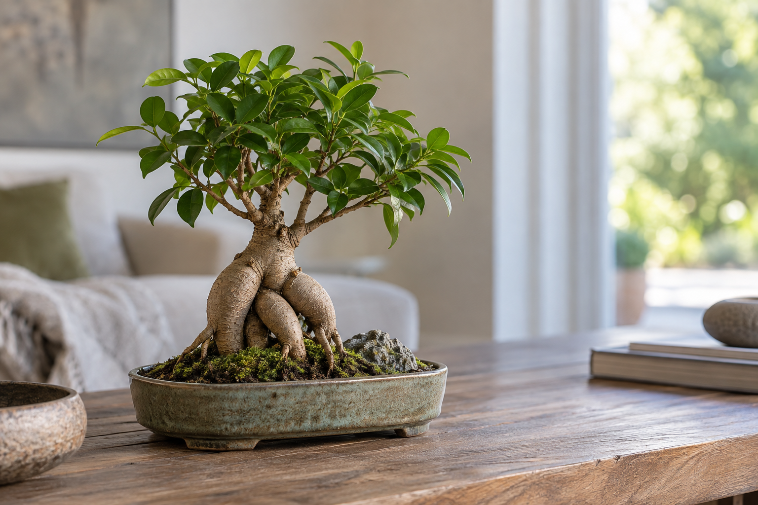 Ficus microcarpa Ginseng als Zimmerbonsai