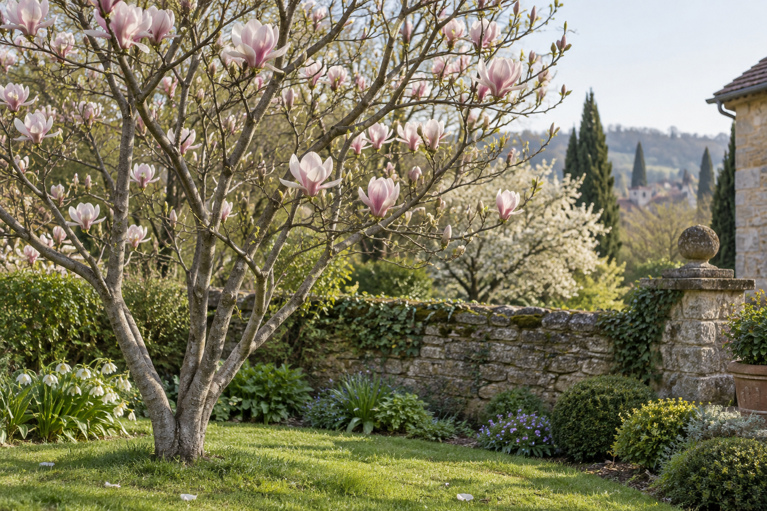 Flowering Shrubs – plant scene