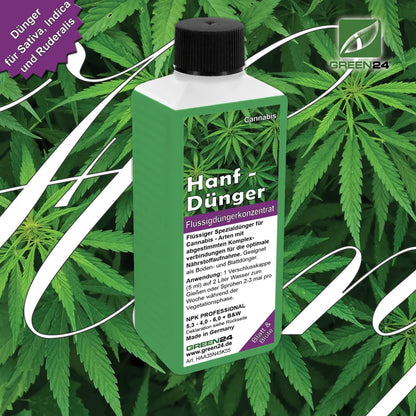 Hanf-Dünger Universal 250 ml vor Hanfpflanzen