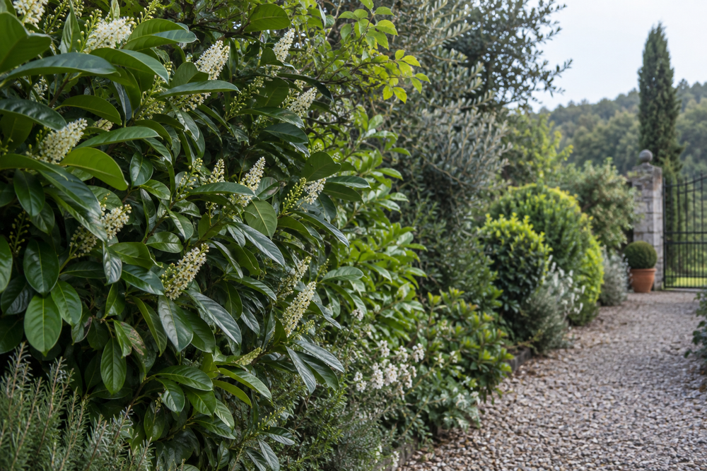 Taxus baccata · Prunus laurocerasus · Thuja occidentalis · Carpinus betulus · …