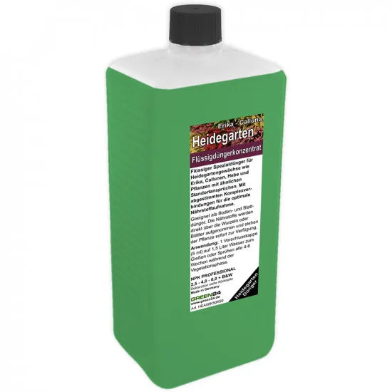 Heidegarten-Dünger XL 1 Liter – GREEN24 Flasche