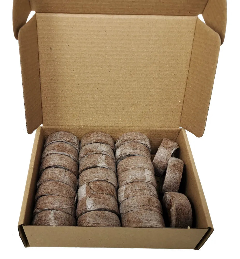 24 Jiffy Kokos-Quelltabletten 45 mm – Originalpackung