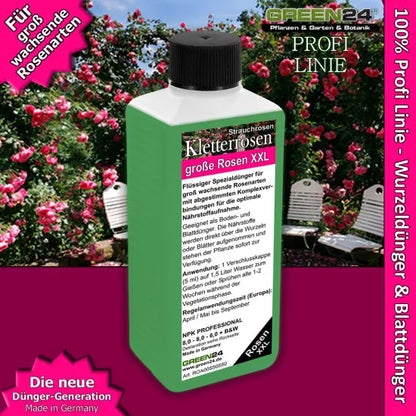 Kletterrosen- und Strauchrosen-Dünger 250 ml im Rosengarten