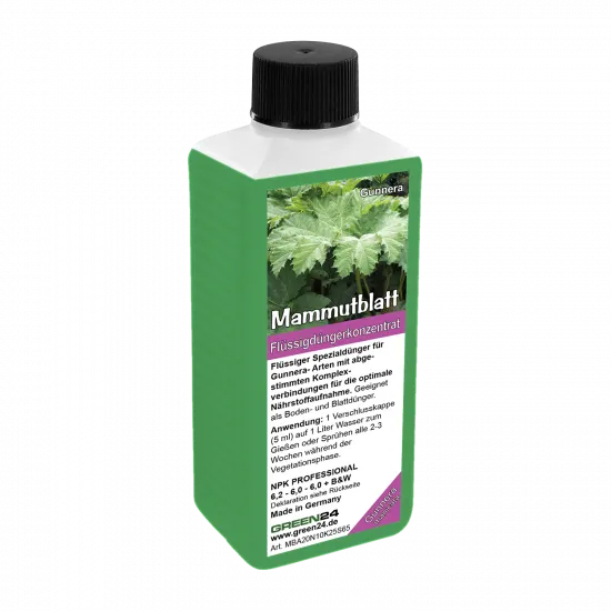 Mammutblatt-Dünger 250 ml – GREEN24 Flasche