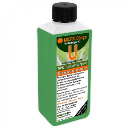 Micro+U Universaldünger 250 ml – GREEN24 Flasche
