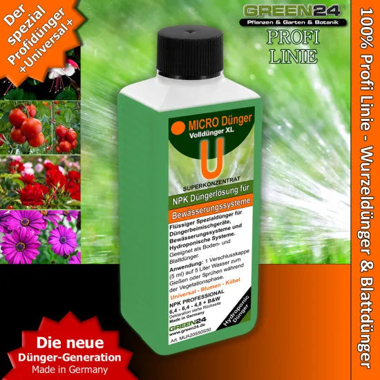 Micro+U Universaldünger für Bewässerungssysteme