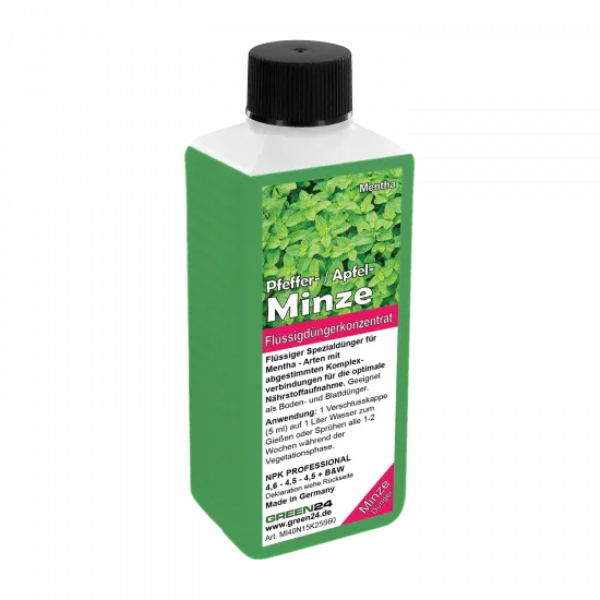 Minze-Dünger 250 ml – GREEN24 Flasche