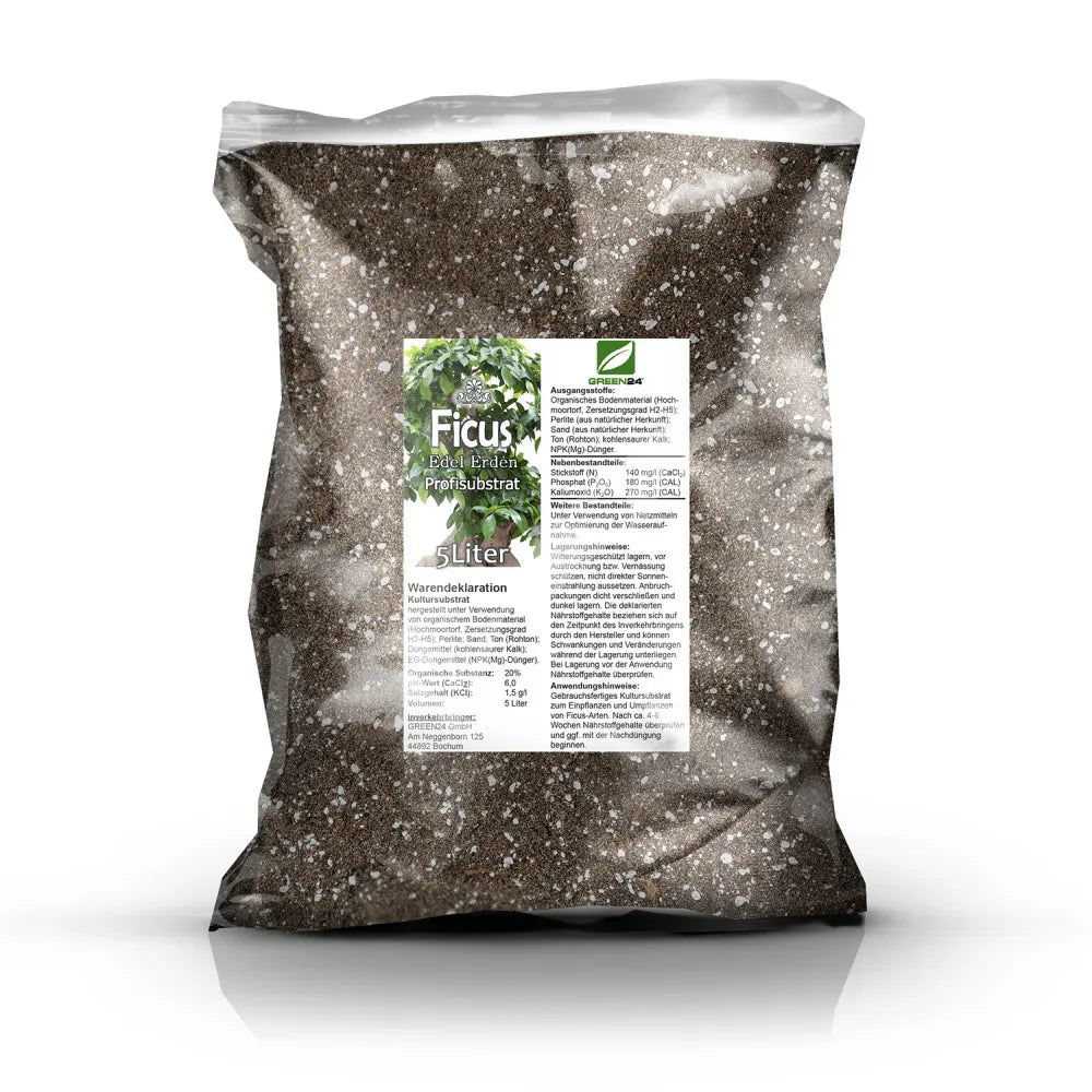 Ficus-Erde – 5 Liter Originalbeutel
