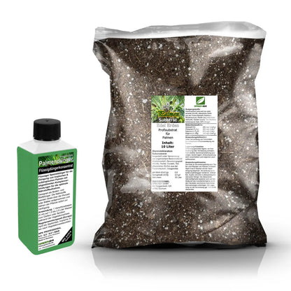 Original Palmen-Umtopfset mit 10 Liter Erde und 250 ml Dünger