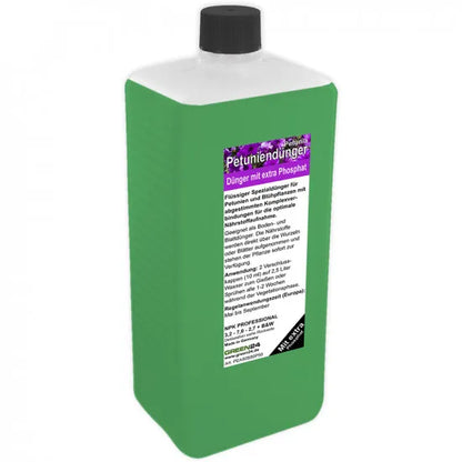 Petunien-Dünger XL 1 Liter – GREEN24 Flasche