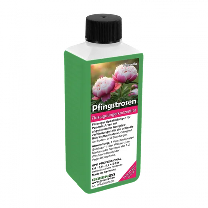 Pfingstrosen-Dünger 250 ml – GREEN24 Flasche